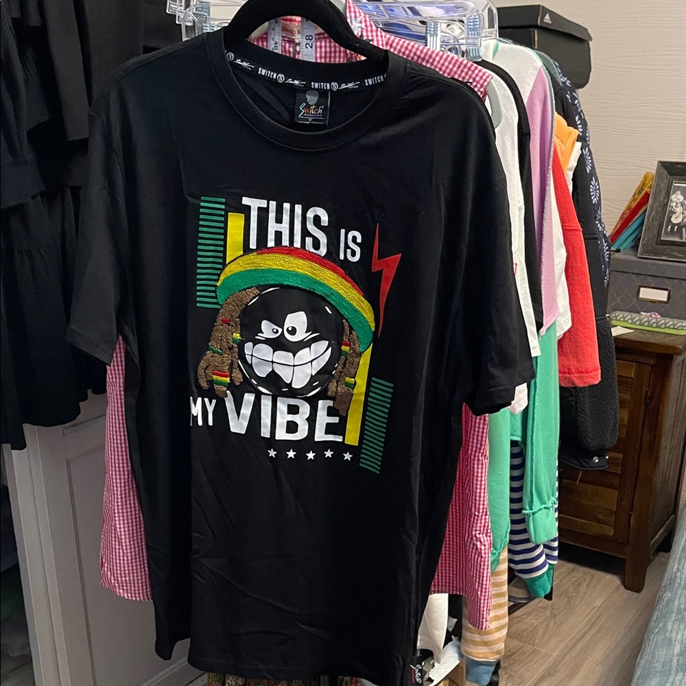 Switch Remarkable Black Graphic T-Shirt